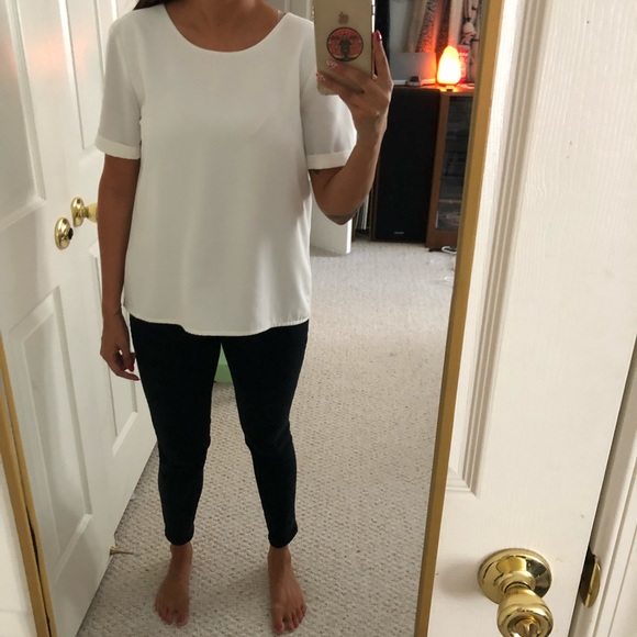 *SOLD* 
Silky Open Back Top - Picture 2 of 4